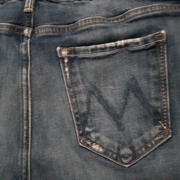 Mother Jeans THE LOOKER Where Is My Mind Distressed Wash Women 28 - Picture 12 of 16